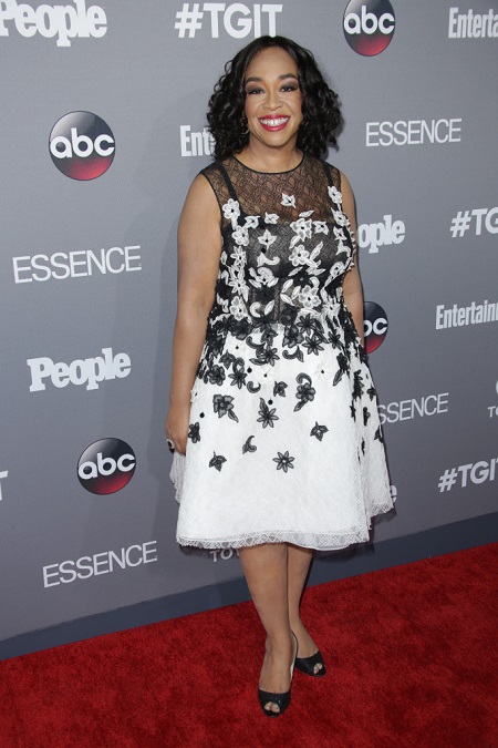 Shonda Rhimes at the at the 'PEOPLE, Entertainment Weekly and Essence's Shondaland #TGIT Party' in September 2015.